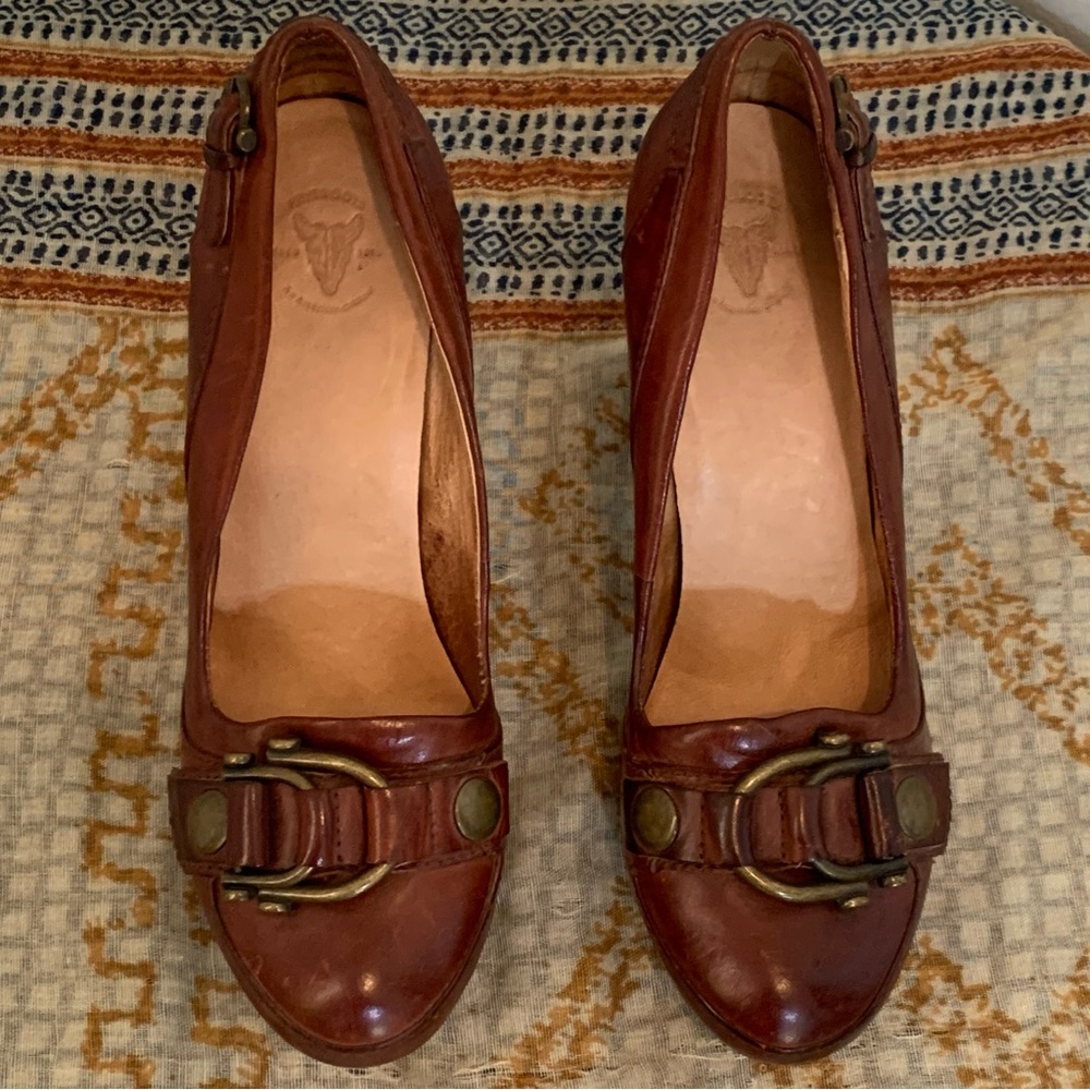 Frye Liv Pump with Double Buckle - Picture 11 of 14